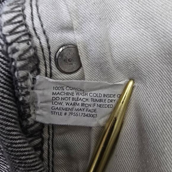 Club Monaco Selvedge Barrette Button Jeans Men 29 x 32 Grey Wash Made In USA - Picture 10 of 12